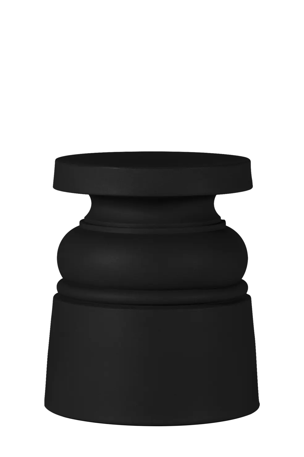 Container Stool New Antiques black front view